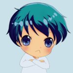 悩む人