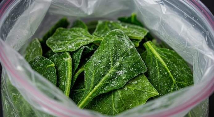 ほうれん草を茹でて冷凍する方法