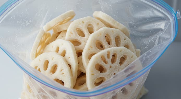 れんこんの冷凍保存方法