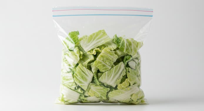 白菜の冷凍保存方法