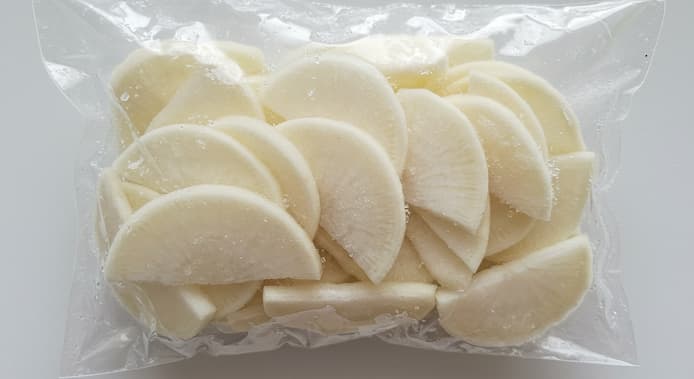 大根の冷凍保存方法
