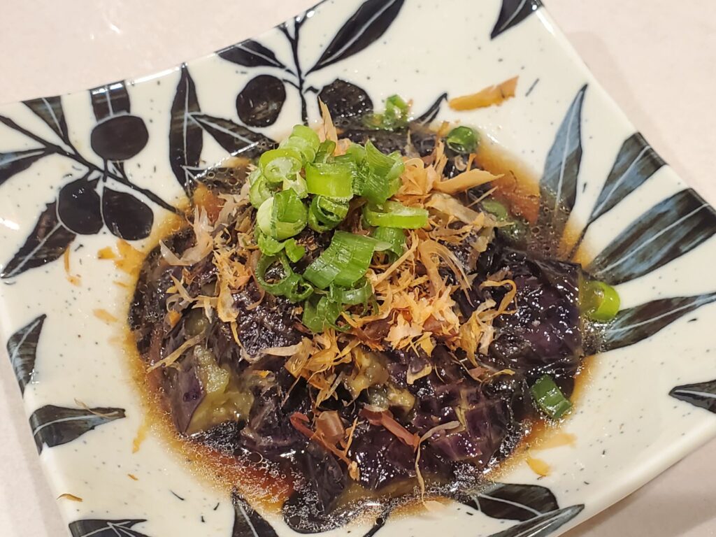 レンジでなすの煮びたし