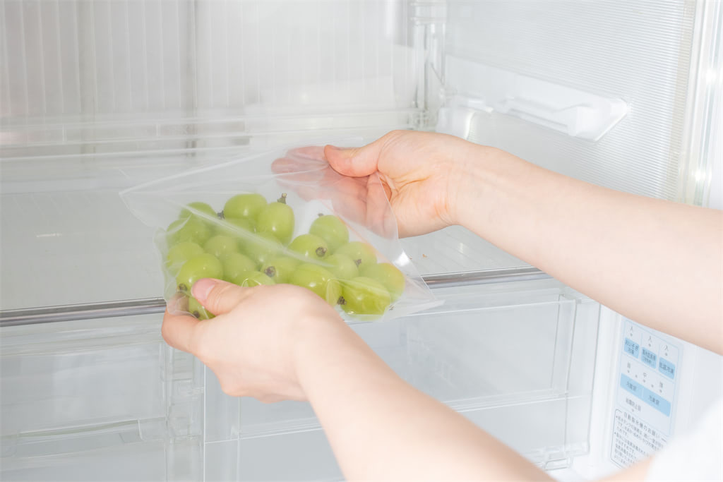 緑ぶどうは冷蔵保存が基本