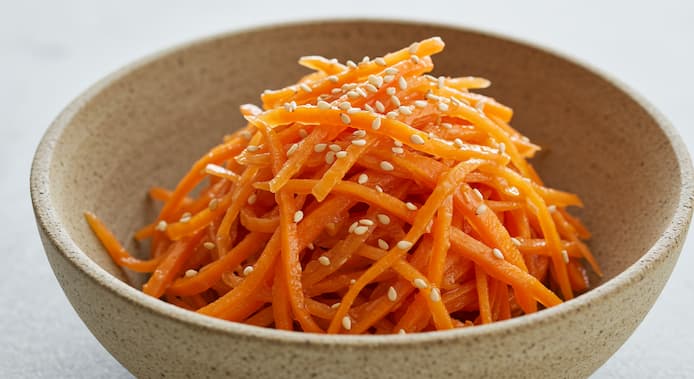 にんじん皮ごとナムル