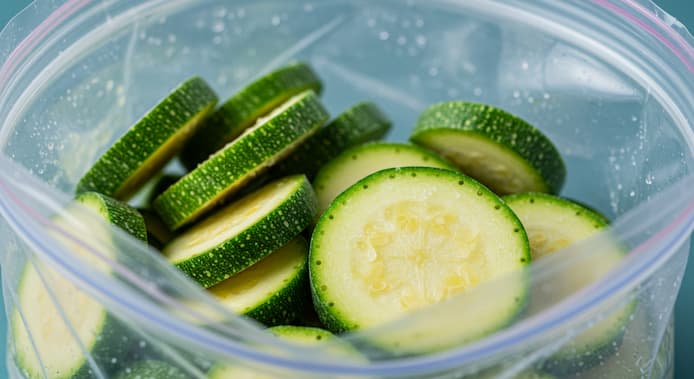 ズッキーニは冷凍保存できる?