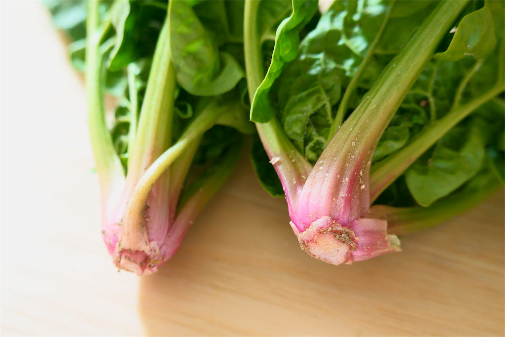 茎が赤いほうれん草は食べても大丈夫?
